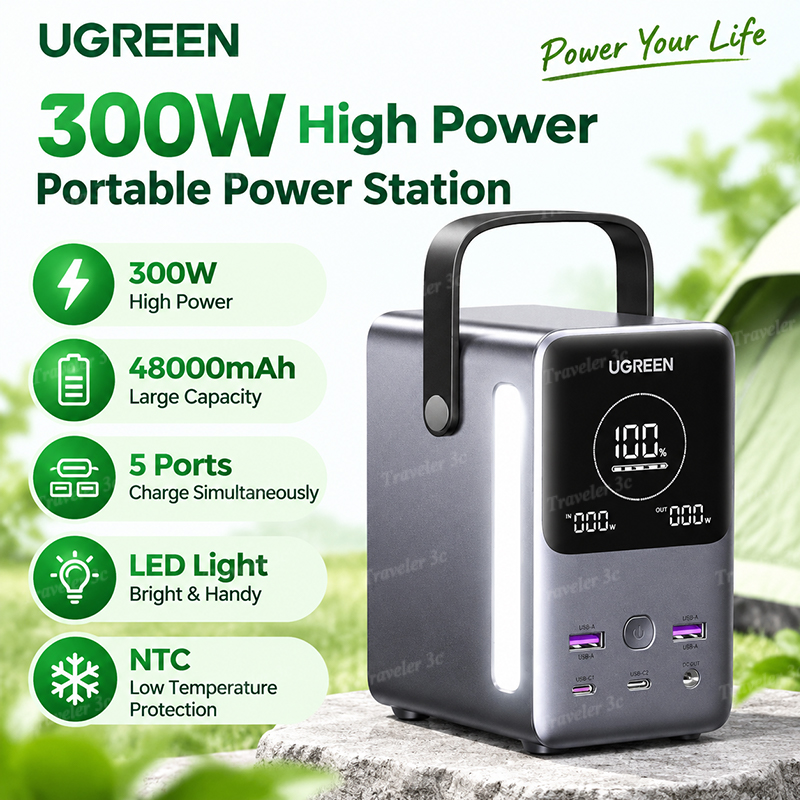 Outdoor Power Adapter Usb C - Promoção: Power Bank Ugreen PB770 140W