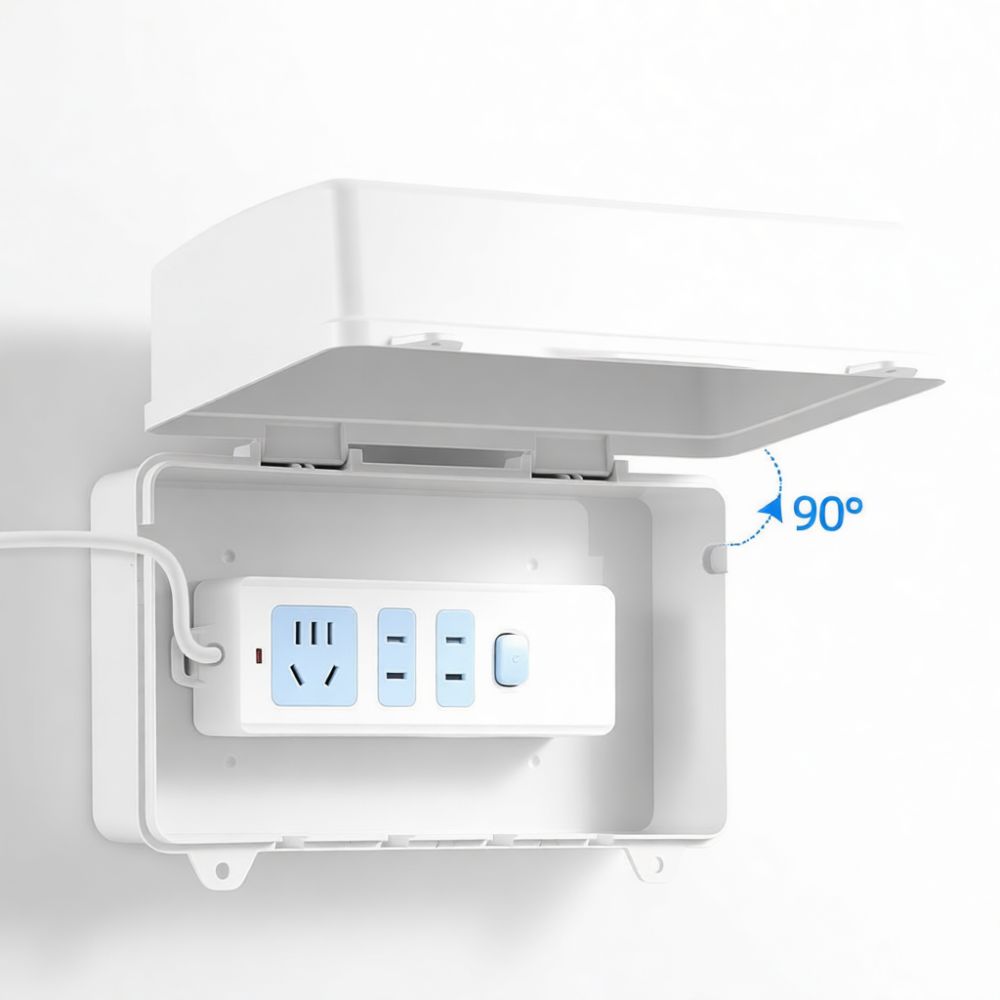 Outdoor Power Strip Weatherproof - Caixa de proteção para tomadas elétricas,