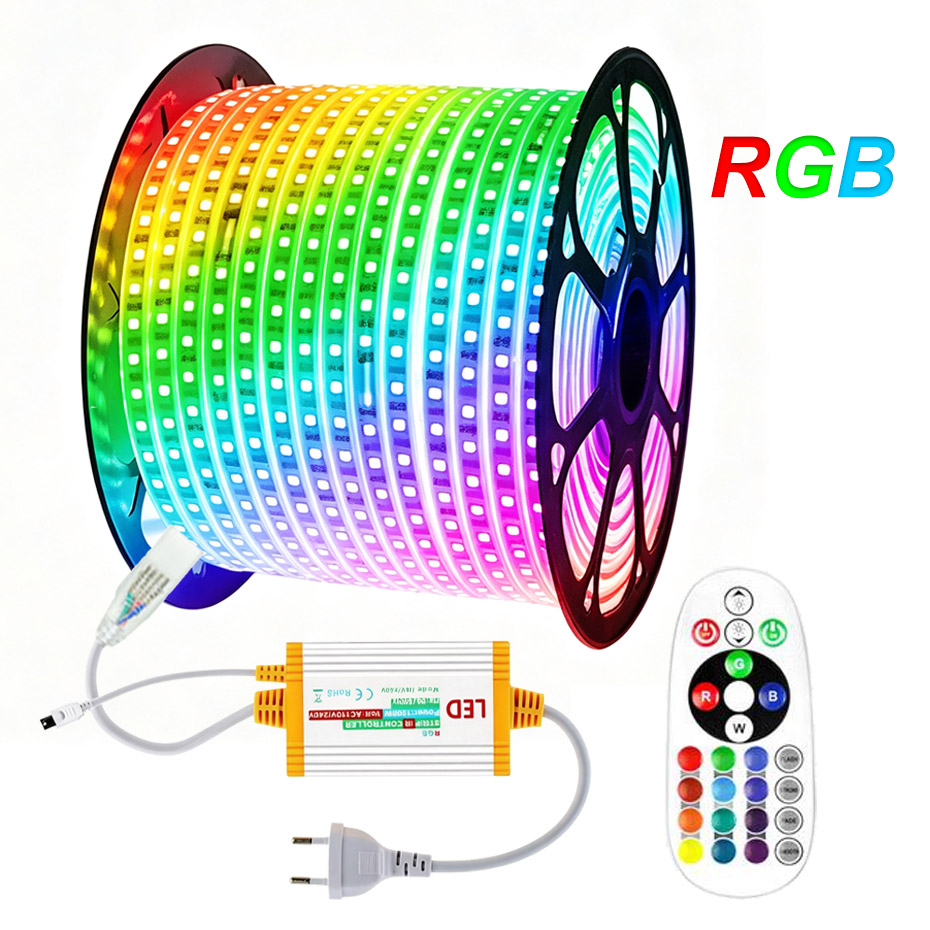 Outdoor Power Strip Weatherproof - Fita LED RGB 220V 5050 60