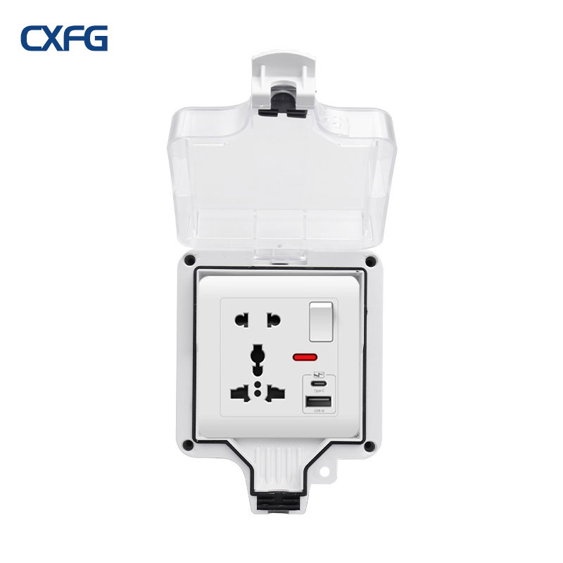 86 tipo tomada impermeável ext - Outdoor Power Adapter Usb C avaliação e preço