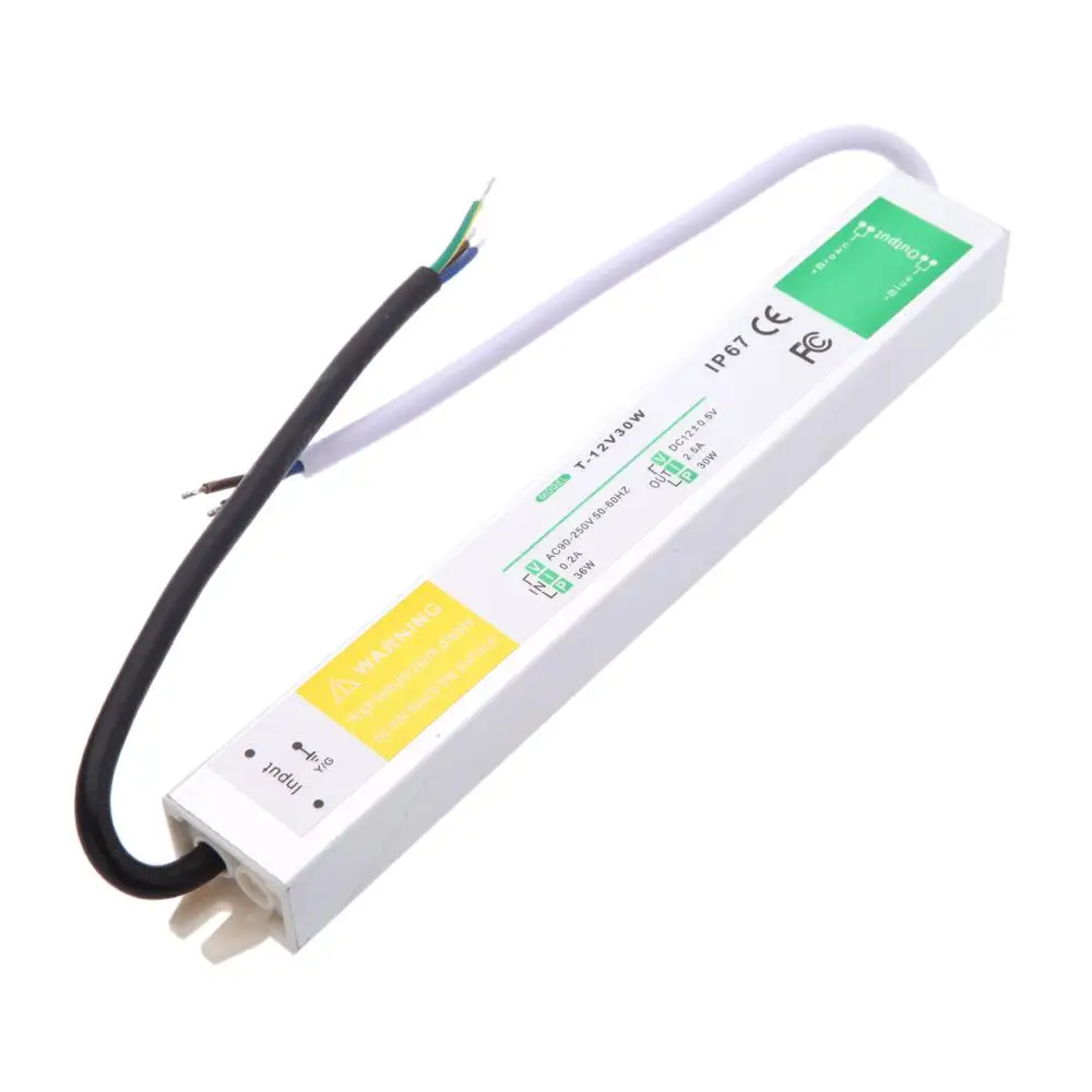 30W AC110 230V para DC 12V 24v - Outdoor Use Power Strip avaliação e preço